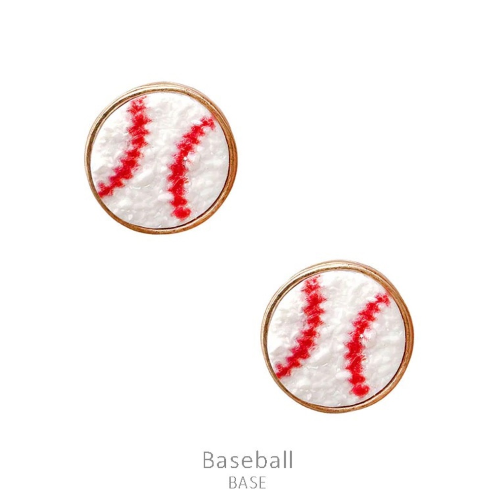 LAST ONES LEFT— Baseball/softball Earring stud